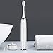 Mornwell D01 Rechargeable Electric Toothbrush, 4 Modes Power Sonic Vibrating Toothbrush with 4 Replacement Heads, Wireless Inductive Charging, IPX7 Waterproof, White