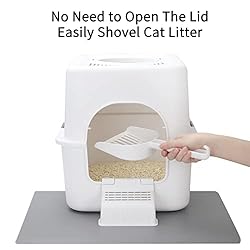 Sfozstra Cat Litter Box with Lid, Fully Enclosed