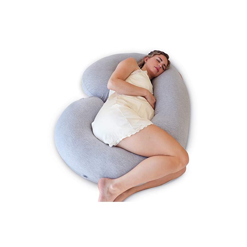 Pharmedoc Pregnancy Pillows, C Shaped Full Body Pillow for Adults– Pregnancy Pillows for Sleeping – Maternity Pillow…