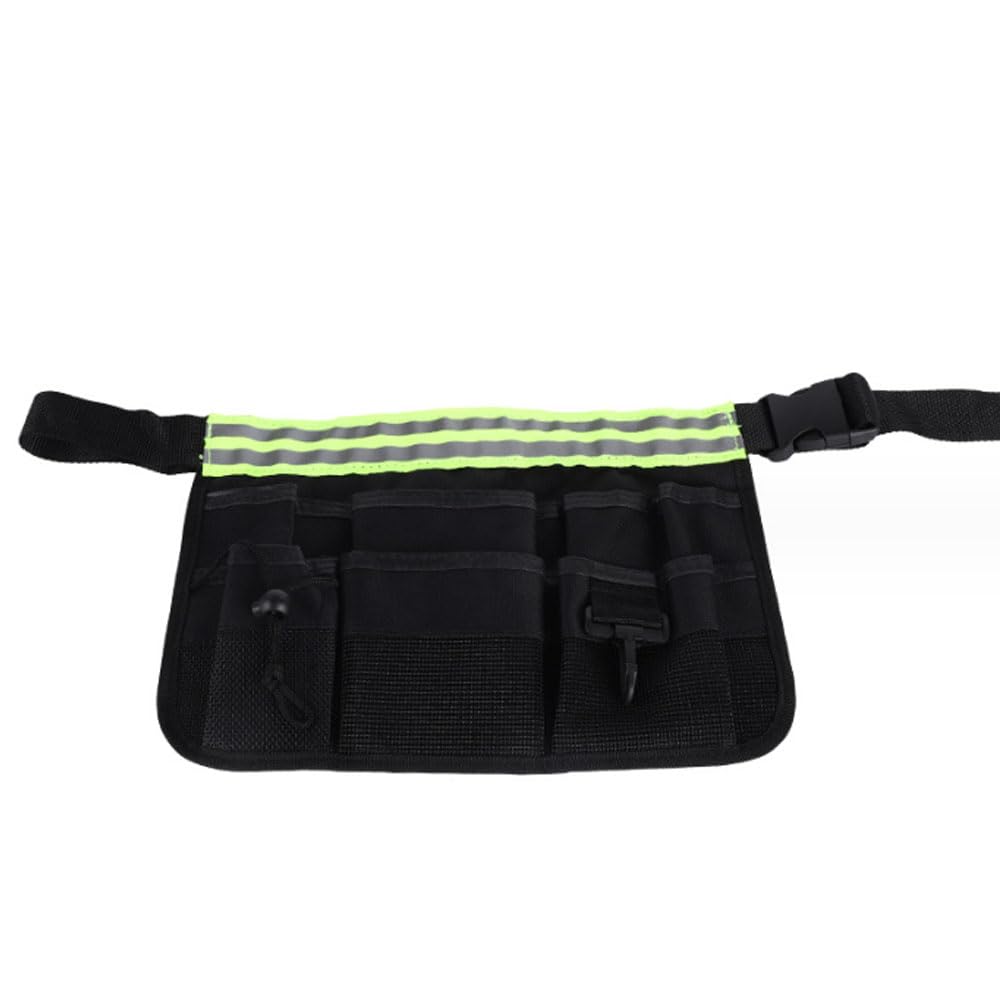 Oaygat Tool Belt Pouch Gardening Tool Bag Pockets Tool Organiser with Adjustable Belt for Home Garden Tools Supplies Wear Resistant Tool Storage Pouch for Gardeners Carpenters Electricians Technicians
