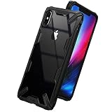 Ringke Fusion X Designed for iPhone Xs Max Case Protective Cover for iPhone Xs Max 6.5" (2018) - Black
