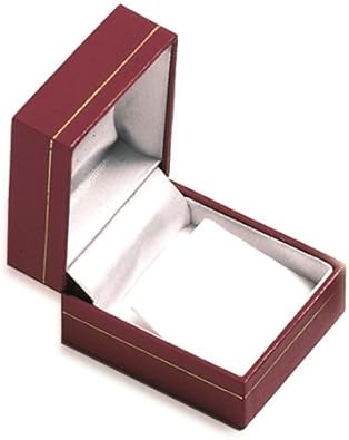 Rojo-ERIC pendientes-Caja para regalo, joyas de imitación de piel: Amazon.es: Joyería