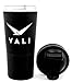 VALI Stainless Steel Shaker with Built-In Mixing Lid and Mixer Ball, 700ml (24 oz)