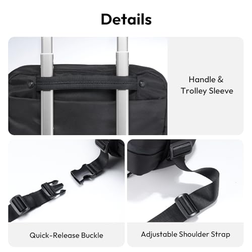 ULANZI Camera Sling Bag, Waterproof Camera Case with Tripod Holder, DSLR/SLR/Mirrorless Camera Bags Crossbody for Photographers - Black 10L Capacity