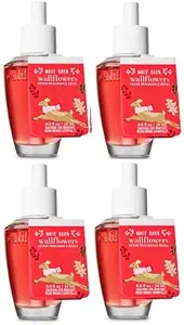 Bath and Body Works 4 Pack Heirloom Apple Wallflowers Fragrances Refill. 0.8 Oz.