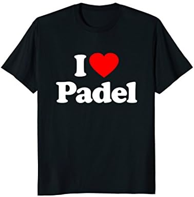 Padel Love Heart Funny T-Shirt