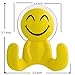TOPSKY 4 set of smile Hanger Suction Hooks, Super Powerful Plastic Hooks for Bathroom and Kitchen