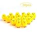 TUPARKA 36Pcs Easter Chenille Chicks Cute Fully Yellow Easter Chicks Baby Chicks with 4 Sheet Easter Stickers for Kids, Easter Egg Bonnet Decoration