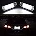 MOFORKIT LED License Plate Light Compatible with Ford Flex 09-18, Mustang 10-14, Focus 08-11, Fusion 06-12 White