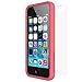 iPhone SE Case, RhinoShield [CrashGuard] 11 ft Shock Absorption Ultra Thin Bumper with & FREE Back Transparent Skin. Slim Heavy Duty Protection. Also for iPhone 5 / 5s - Coral Pink