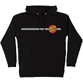 SANTA CRUZ Men's Pullover Hooded Sweatshirt Classic Dot Skate Sweatshirt