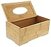 Le Juvo Bamboo Tissue Box Cover - Holds Most Rectangular Tissue Boxes, Modern Look and Finish - Wood Carved Design - 9.45 x 4.92 x 3.74 Inches