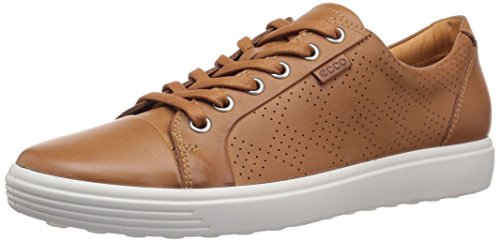 ECCO Women's Soft 7 Tie Fashion Sneaker, Lion, 38 EU/7-7.5 M US