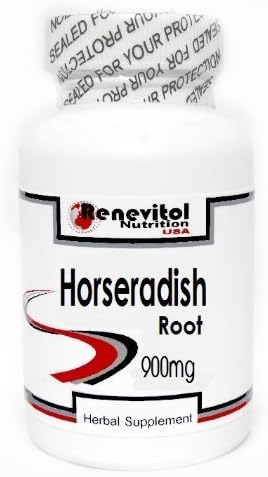 Horseradish Root 900mg 90 Capsules ~ Renevitol