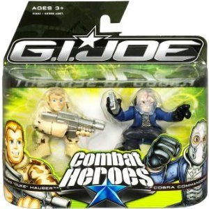 G.I. Joe The Rise of Cobra Combat Heroes 2-Pack Conrad Duke Hauser and Cobra Commander