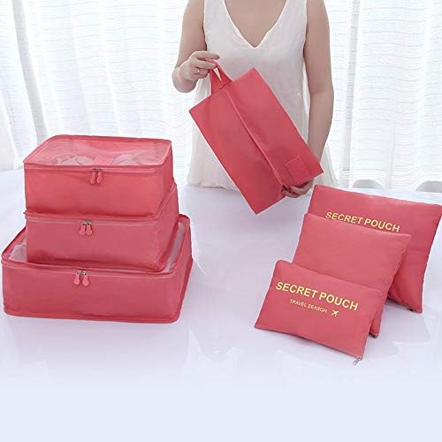 7Pcs Travel Bags Clothes Packing Cube Luggage Organizer with Shoes Bag 8 7Pcs Travel Bags Clothes Packing Cube Luggage Organizer with Shoes Bag