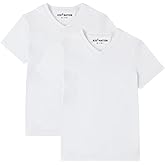 Kid Nation Boys T Shirts Kids Unisex Soft Cotton Tshirts Short Sleeve V Neck Girls Tee Shirts