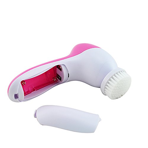 Vinmax Facial Cleansing Brush Body and Face Scrubber - 5 In 1 Electric Facial Cleansing Kit