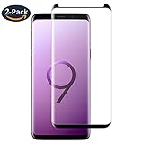 QIANXIANG Samsung Galaxy S9 Plus Screen Protector, Tempered Glass Screen Protector Case Friendly Anti-Bubble,HD Clear,9H Hardness,Anti-Scratch for Samsung Galaxy S9+ 2018 released.[2-Pack][6.2 inches]