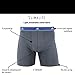 adidas Men's Relaxed Performance Stretch Cotton Boxer Brief Underwear (2-Pack), Black Black, MEDIUM