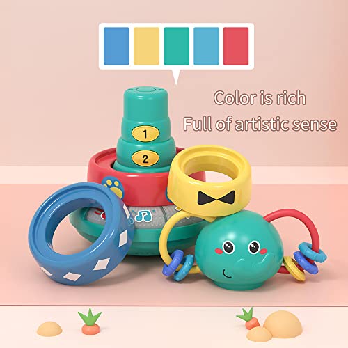 Amy&Benton Stacking Ring Baby Toys Baby Stacking Toys Musical Stacking