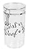 IRIS Acrylic Woof Pet Treat Jar, Black