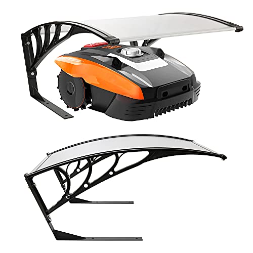 Arebos Mähroboter Garage | Rasenmäher Rasenroboter Automower | Carport 102 x 79 x 46 cm | Witterungsbeständig + UV-Schutz | mit Metallfüßen | Überdach