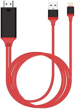 Lightning to HDMI,Feihe 1080P Resolution Lightning Digital AV to HDMI Adapter Cable Same Screen Device HDTV Adapter for iPhone, iPad and iPod Touch