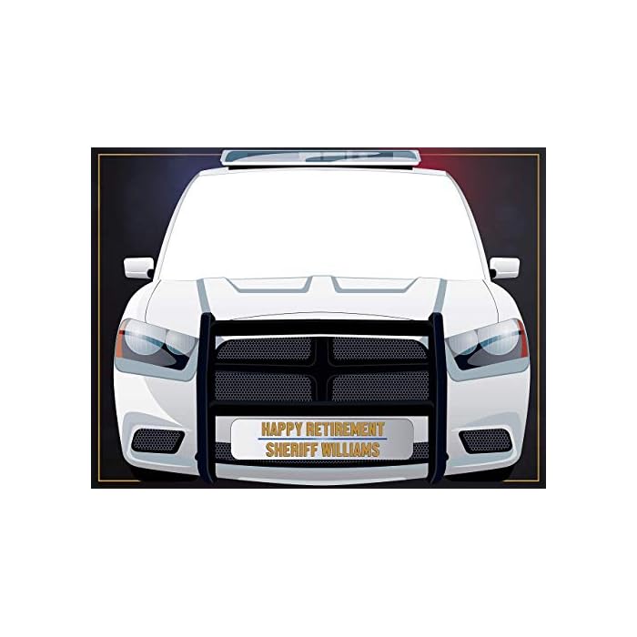 Buy Police Car Photo Booth Frame Props, Police Car Decor, Police Party