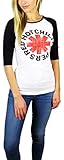 Red Hot Chili Peppers Womens Baseball Raglan Tee
