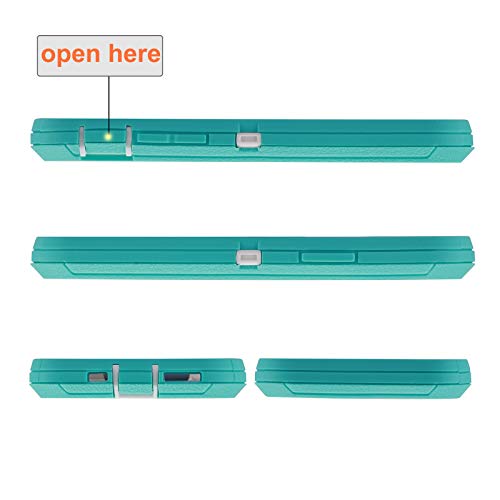 Co-Goldguard Case for iPhone 11 Pro,[NOT fit iPhone 11] Heavy Duty 3 in 1 Durable Cover with Screen Bumper Shockproof Drop-Proof Shell Cases for Apple iPhone 11 Pro 5.8 inch,White&Sky Blue