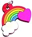 PEACEABLE KINGDOM Card Valentine Super Rainbow Charm, 1 EA