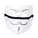 KUTECK V Vendetta Mask Guy Fawkes Halloween Costumes Masquerade Party Face