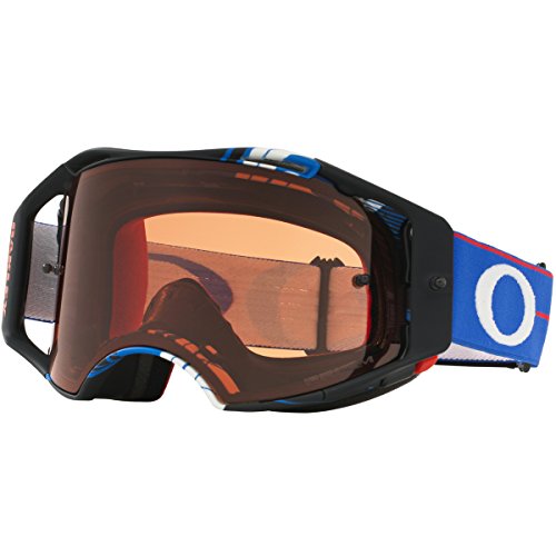 Oakley Airbrake MX Ryan Dungey Adult Off-Road Motorcycle Goggles Eyewear - Block Pass RWB/Prizm MX Bronze/One Size Fits All