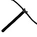 SMALLElectric 100 PCS Reusable Fastening Cable Ties, Microfiber Cloth 6-Inch Hook and Loop Cord Ties,Pack of 100 Nylon Cable Straps Black