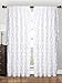 spring Home Watterfall Ruffled White Fabric Window Curtain (60