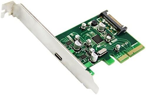 USB 3.1 Type C PCI-E 4x Express to USB 3.1 Type C USB-C Port Add on Expansion Card Adapter 10 Gbps