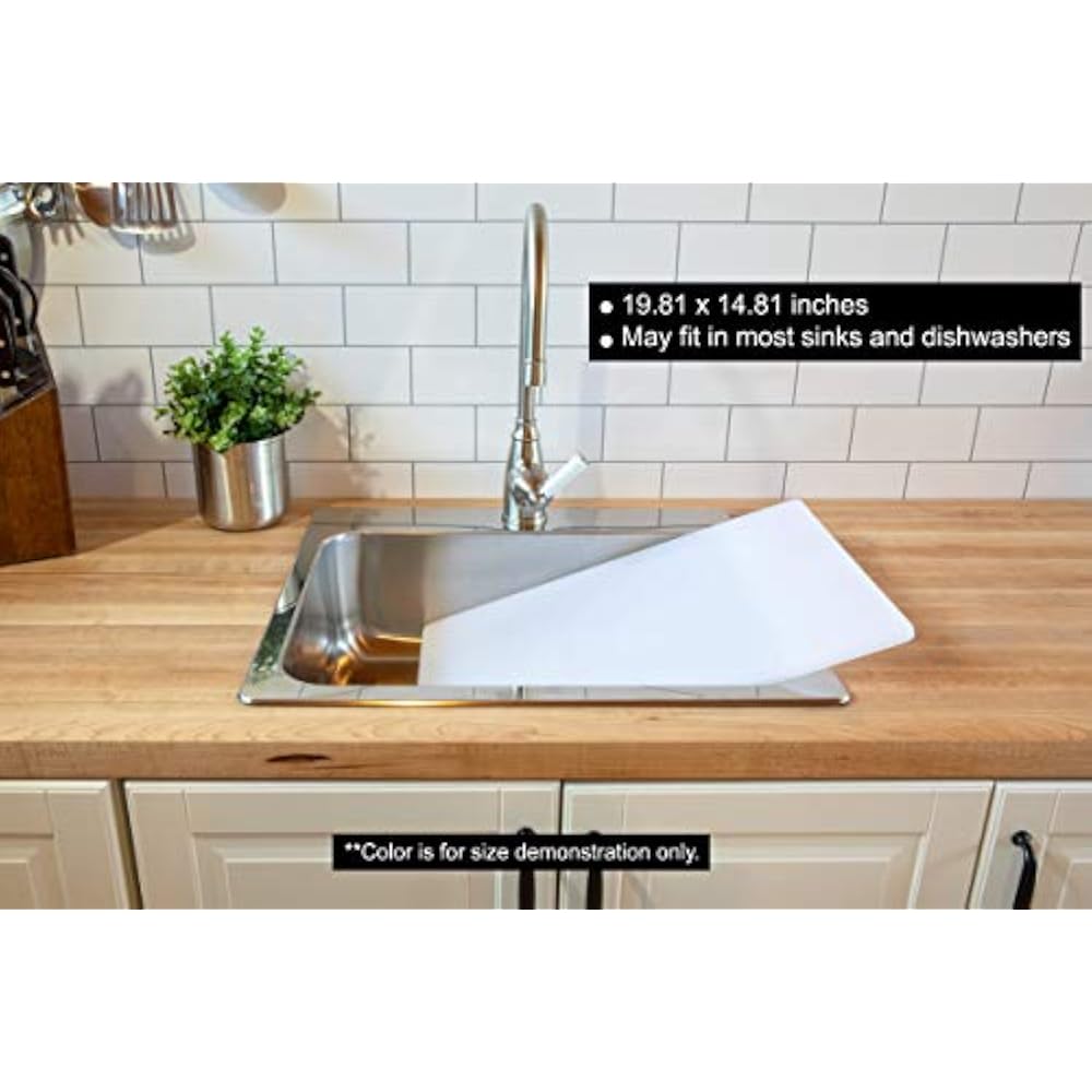 Restaurant Cutting Boards Thick White Plastic Board Large 19 8 X 14 8