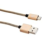 Mitz Micro USB Charge Sync Data Cable 1M Gold
