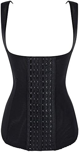 Lei Dan The 6 column bone womens Shapewear Girdles Six-Breasted X-Large fit 35-37 Inch Waistline Black Vest With LEIDAN Tag