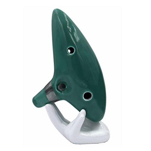 Ocarina Instrument 12 Hole Ocarina Zelda Alto C with Songbook, Bag