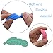 Chew Necklaces for Sensory Kids, 3 Pack Silicone Chewy Necklaces for Boys and Girls, Feather Chewable Toys for Mild Chewers - Reduce Chewing Biting and Fidgeting for Autism, ADHD, or Special Needs