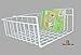DecoBros Under Shelf Basket Wrap Rack, White