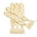 Alissa Jumbo Braiding Hair Extensions High Temperature Kanekalon Synthetic Ombre Twist Hair Multiple Tone Colored Jumbo Braiding Hair (24'', 613#)