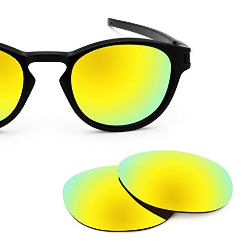 Revant Polarized Replacement Lenses for Oakley Latch Bolt Gold MirrorShield