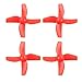 Crazepony 4pcs Propellers Red and Tiny Whoop Eachine E010 RC Quadcopter Frame