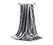 Satin Warp Scarf Shawl Bridal Stole Wedding Silky Shrug for Women's Evening Prom Party Gray