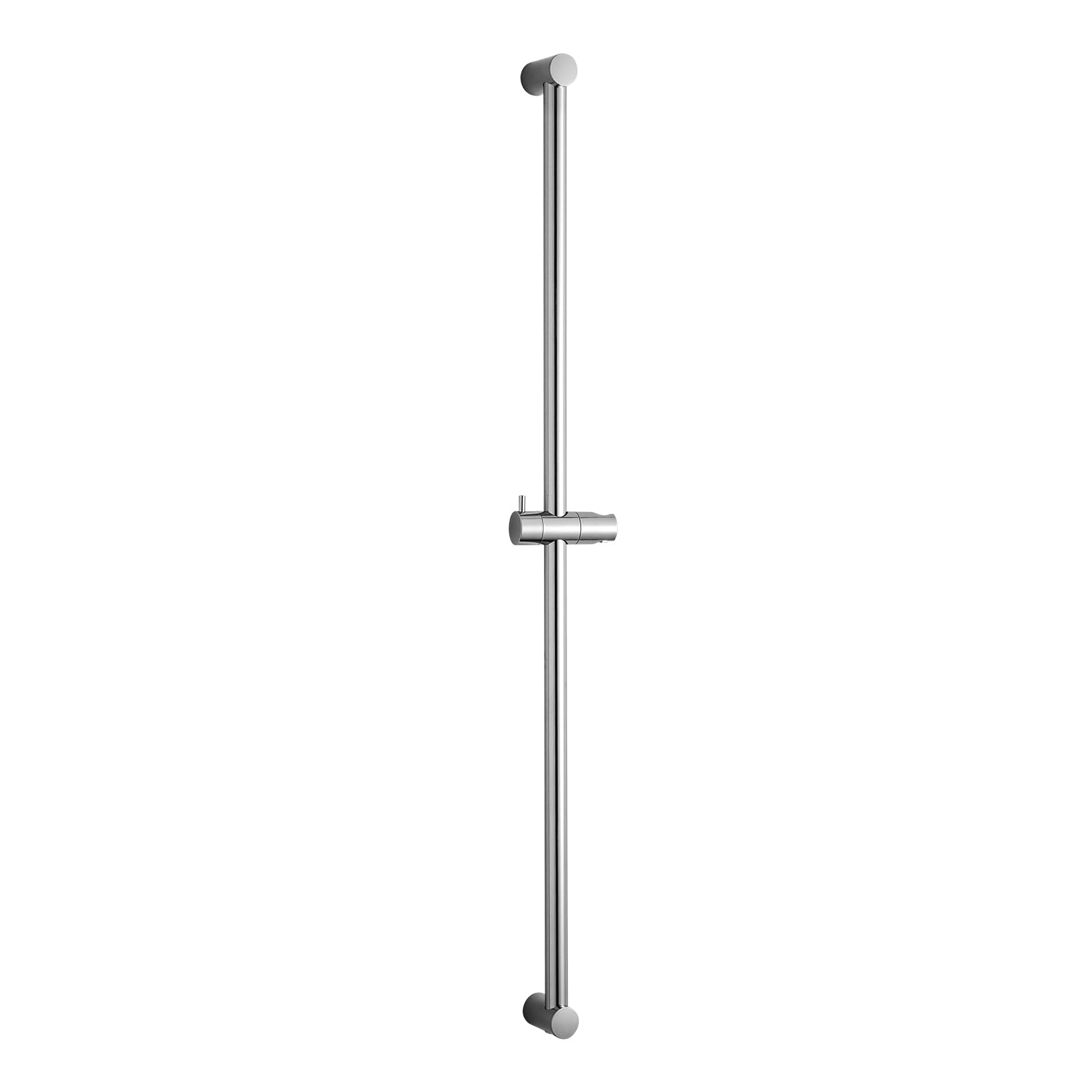 OFFO Shower Riser Rail, 80cm Wall Mounted Shower Rail Adjustable Distance 50 to 79cm with Handheld Shower Head Holder Replacement for Shower, Chrome