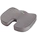 ComfyWise Coccyx Orthopedic Memory Foam Seat Cushion - Back Support, Tailbone and Sciatica Pain Relief - Great for Office Chair, Car Seat or Travel & Wheelchair