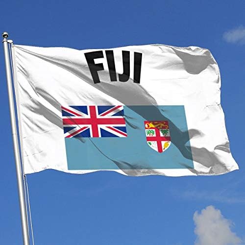 YTGQ4PT Fiji Flag Super Polyester Flag 3x5 Ft Banner with Grommets